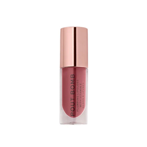 Revolution Pout Bomb Plumping Lip Gloss - Saucy Dusty