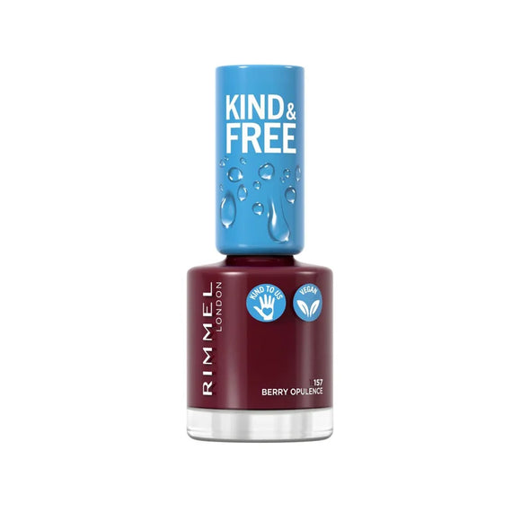 Rimmel London Kind & Free Nail Polish - 157 Berry Opulence