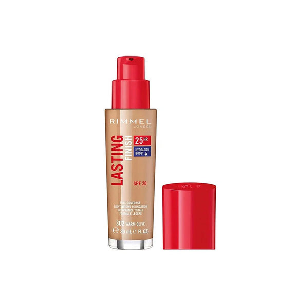 Rimmel Lasting Finish 25 Hours Foundation - 302 Warm Olive