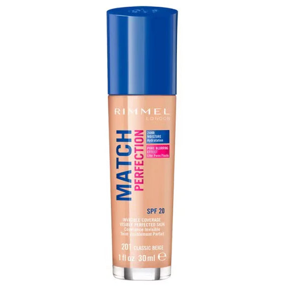 Rimmel Match Perfection Foundation - 201 Classic Beige