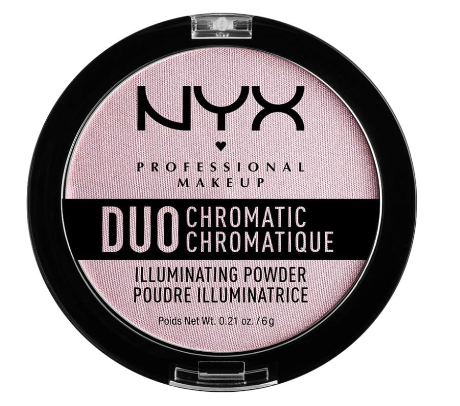 NYX Duo Chromatic Illuminating Powder Highlighter - 02 Lavender Steel
