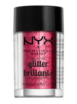 NYX Professional Makeup Face And Body Glitter Brilliants - 09 Red
