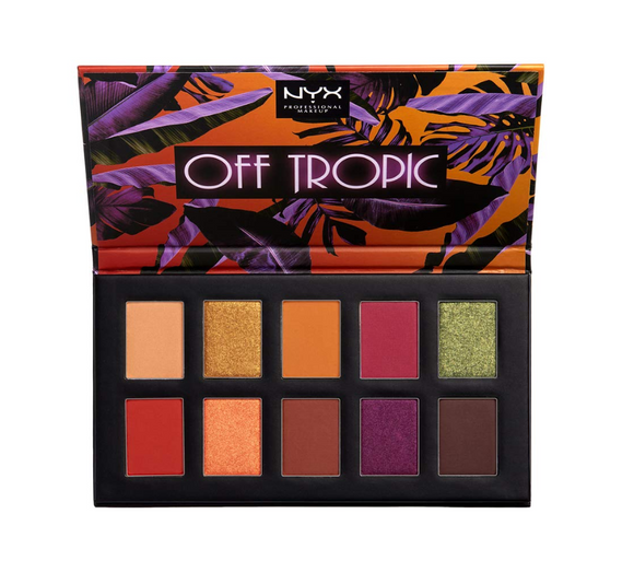 NYX Professional Makeup Off Tropic Shadow Palette - 02 Shifting Sand
