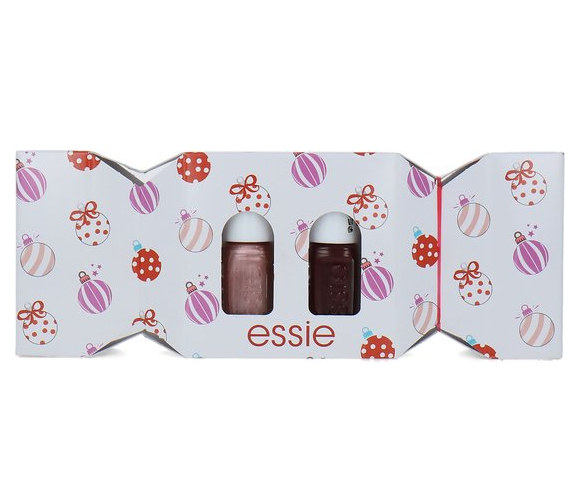 Essie Christmas Duo Nail Polish Kit Bordeaux & Penny Talk- Here's A Merry Mani Treat For You