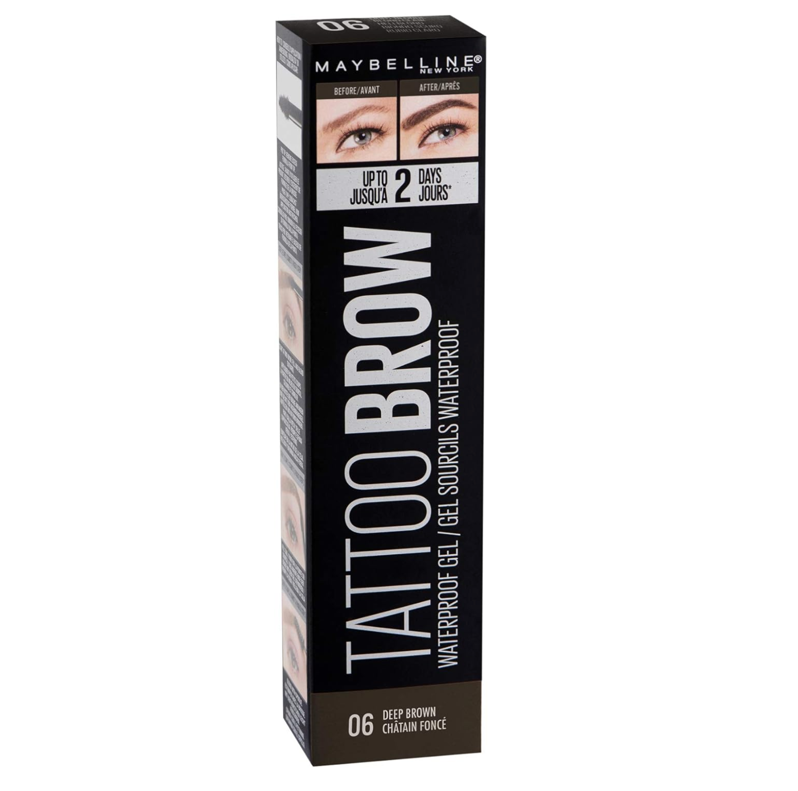 Maybelline Tattoo Brow Waterproof Gel 06 Deep Brown