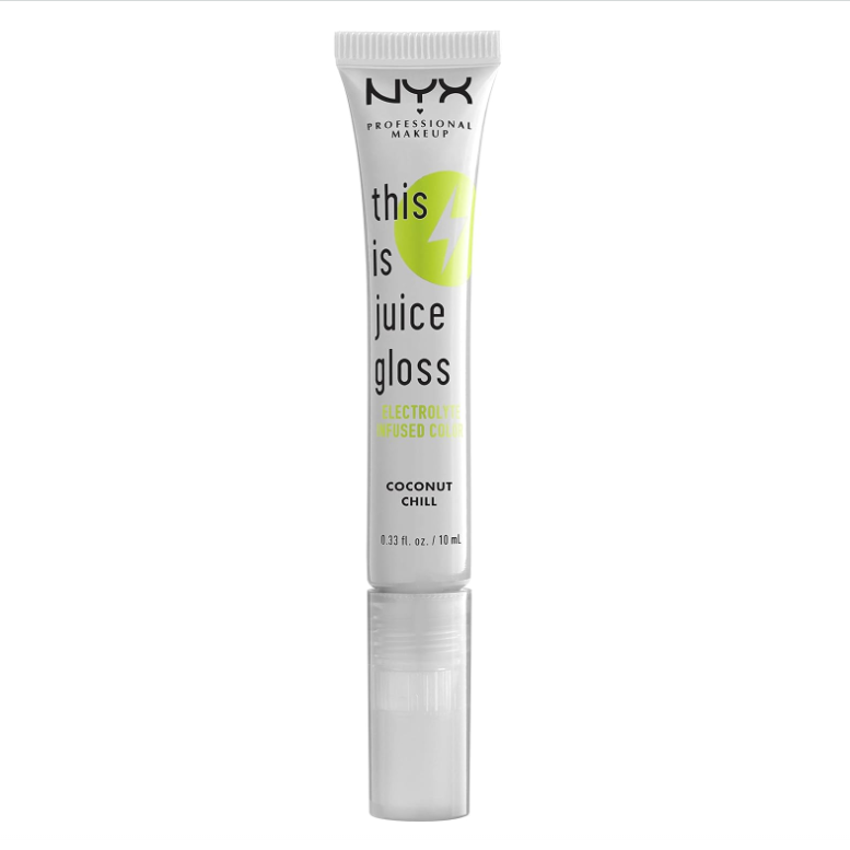 NYX This Is Juice Gloss Electrolyte Infused Color - 01 Coconut Chill