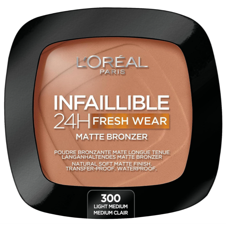 L'Oreal Infallible Soft Matte Bronzer 300 Light Medium