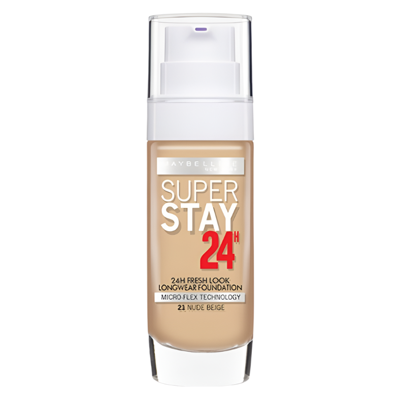 Maybelline Super Stay 24H Longwear Foundation - 21 Nude Beige