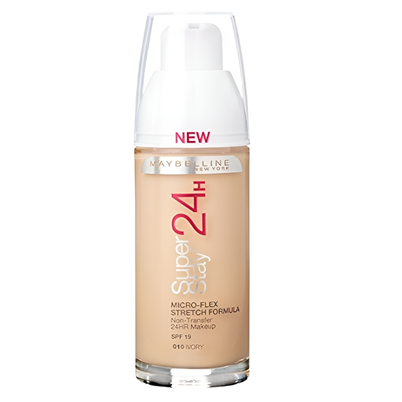 Maybelline Super Stay 24H Longwear Foundation - 10 Ivory