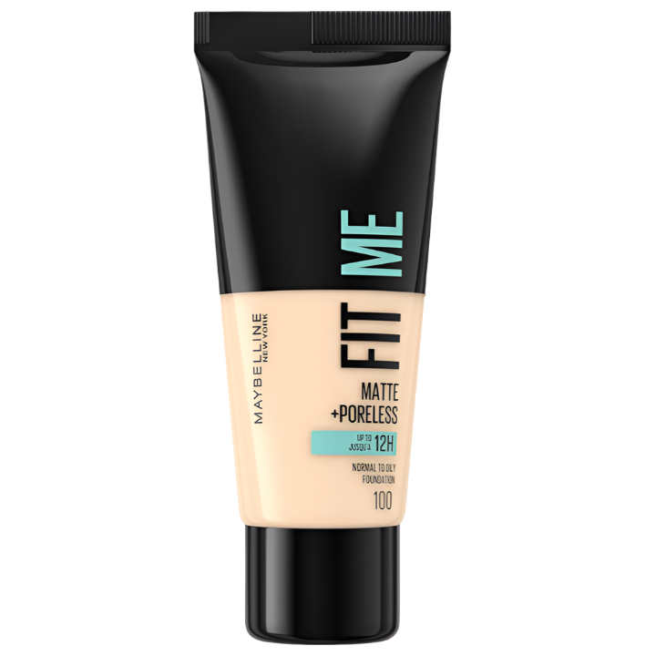 Maybelline Fit Me Matte & Poreless Foundation - 100 Warm Ivory