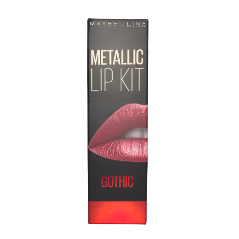 Maybelline Metallic Lip Kit Gothic