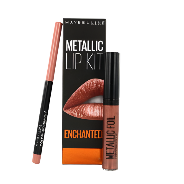 Maybelline Metallic Lip Kit Enchanted