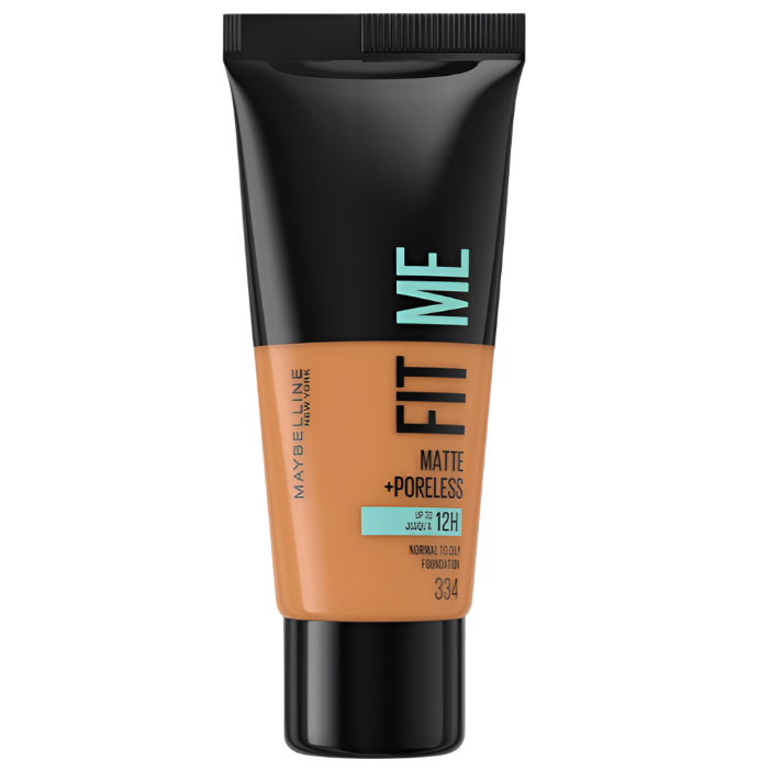 Maybelline Fit Me Matte + Poreless Foundation 334 Warm Tan