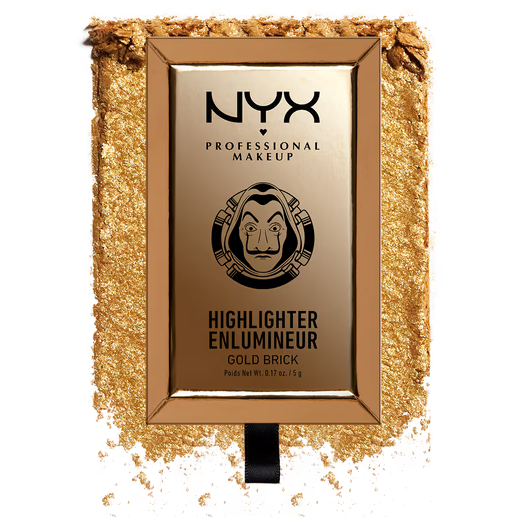 NYX Professional Makeup Highlighter La Casa De Papel 01 Gold Brick