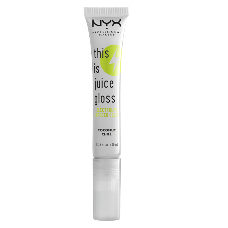 NYX This Is Juice Gloss Electrolyte Infused Color 01 Coconut Chill