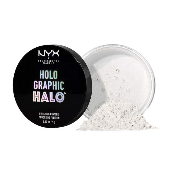 NYX Professional Makeup Holographic Halo Finishing Powder 01 Mermazing