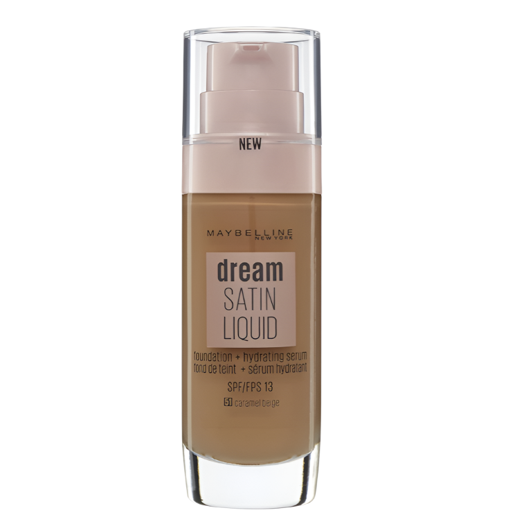 Maybelline Dream Satin Liquid Foundation 51 Caramel Beige