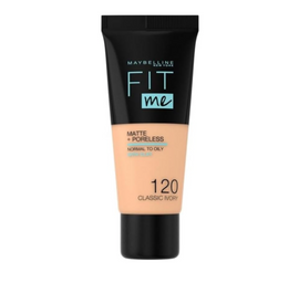 Maybelline Fit Me Matte+ Poreless Foundation  - 120 Classic Ivory