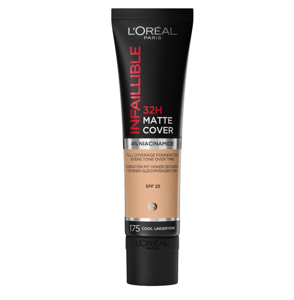 L'Oreal Paris Ifaillible 32H Matte Cover Foundation - 175 Cool Undertone