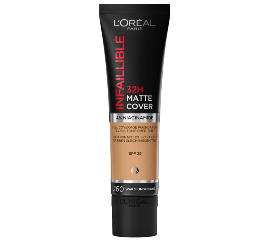 L'Oreal Infallible 24H Matte Cover Foundation - 260 Golden Sun