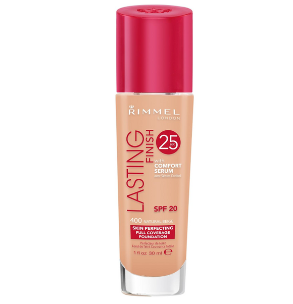 Rimmel Lasting Finish 25 Hours Foundation - 400 Natural Beige