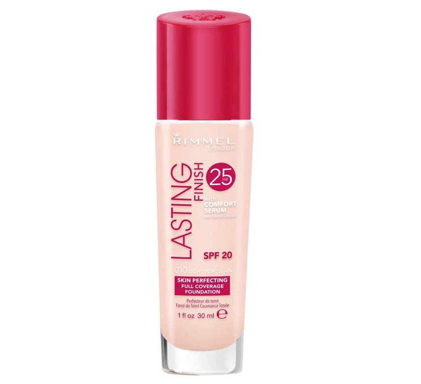 Rimmel Lasting Finish 25 Hours With Comfort Serum Foundation - 010 Light Porcelain