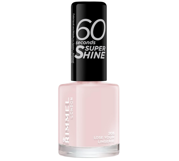 Rimmel 60 Seconds Super Shine Nail Polish - 203 Lose Your Lingerie