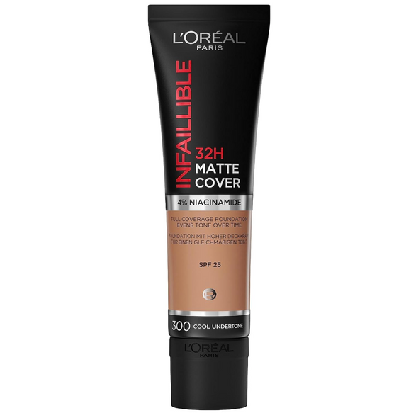 L'Oreal Infaillible 32H Matte Cover Foundation - 300 Cool Undertone