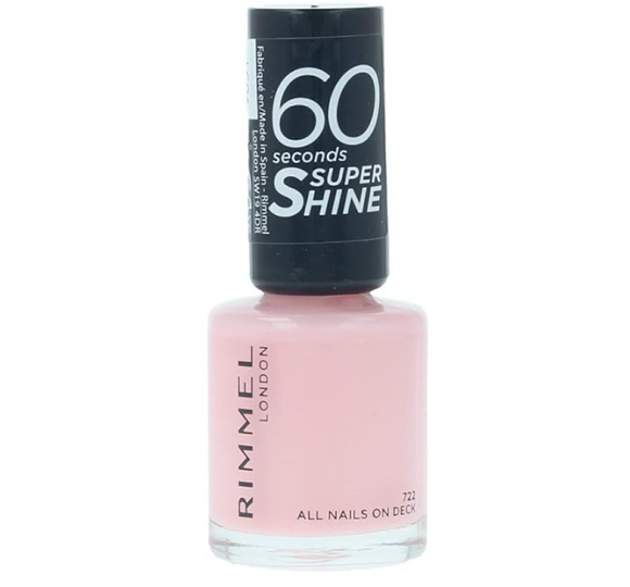 Rimmel 60 Seconds Super Shine Nail Polish - 722 All Nails On Deck