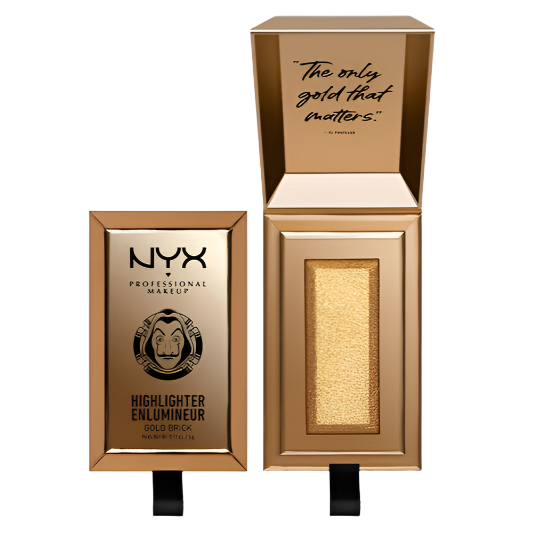 NYX Professional Makeup Highlighter La Casa De Papel 01 Gold Brick - 0