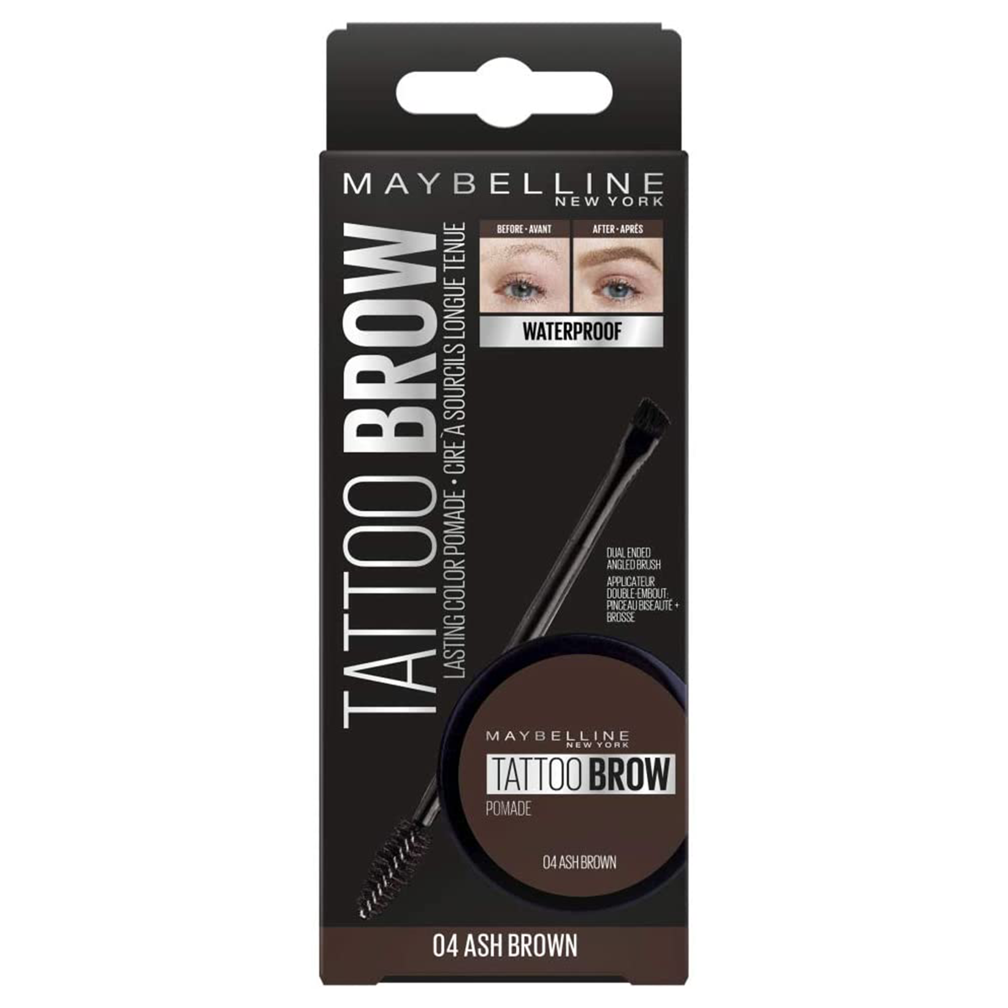 Maybelline Tattoo Brow Pomade - 04 Ash Brown