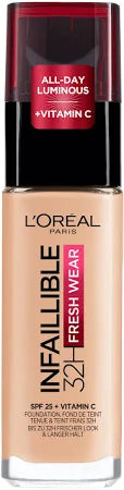 L'Oreal 32H Fresh Wear Liquid Foundation - 160 Rose