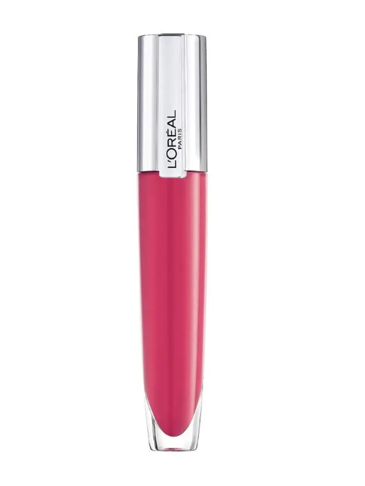 L'Oreal Rouge Signature Plumping Sheer Pink Lip Gloss - 408 Accentuate