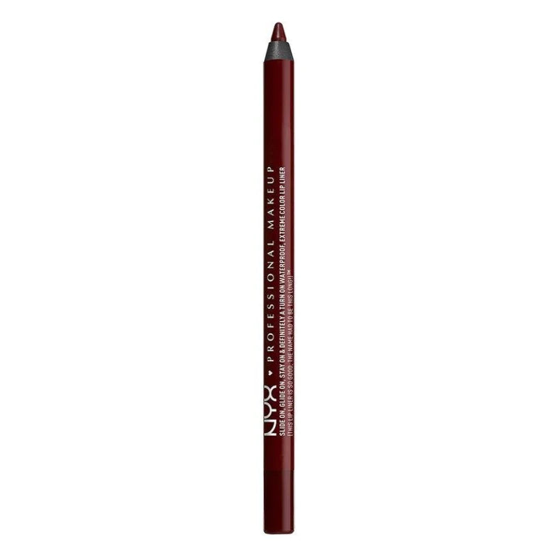 NYX Professional Makeup Slide on, Glide on, Stay on & Definitely A Turn On, Waterproof, Extreme Color Lip Liner - 01 Dark Soul