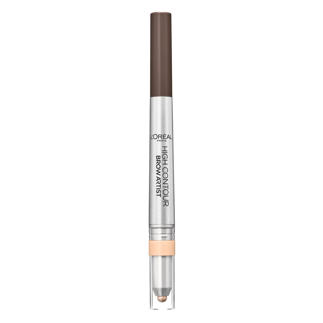 L'Oreal Paris High Contour Brow Pencil & Highlighter Duo - 108 Warm Brunette