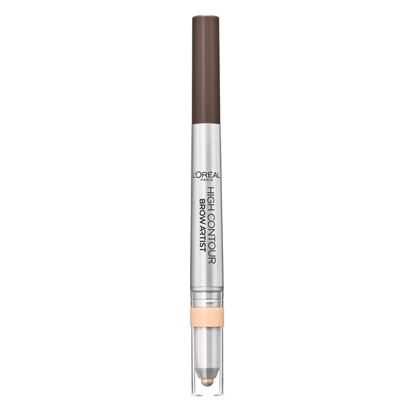 L'Oreal Paris High Contour Brow Pencil & Highlighter Duo - 108 Warm Brunette