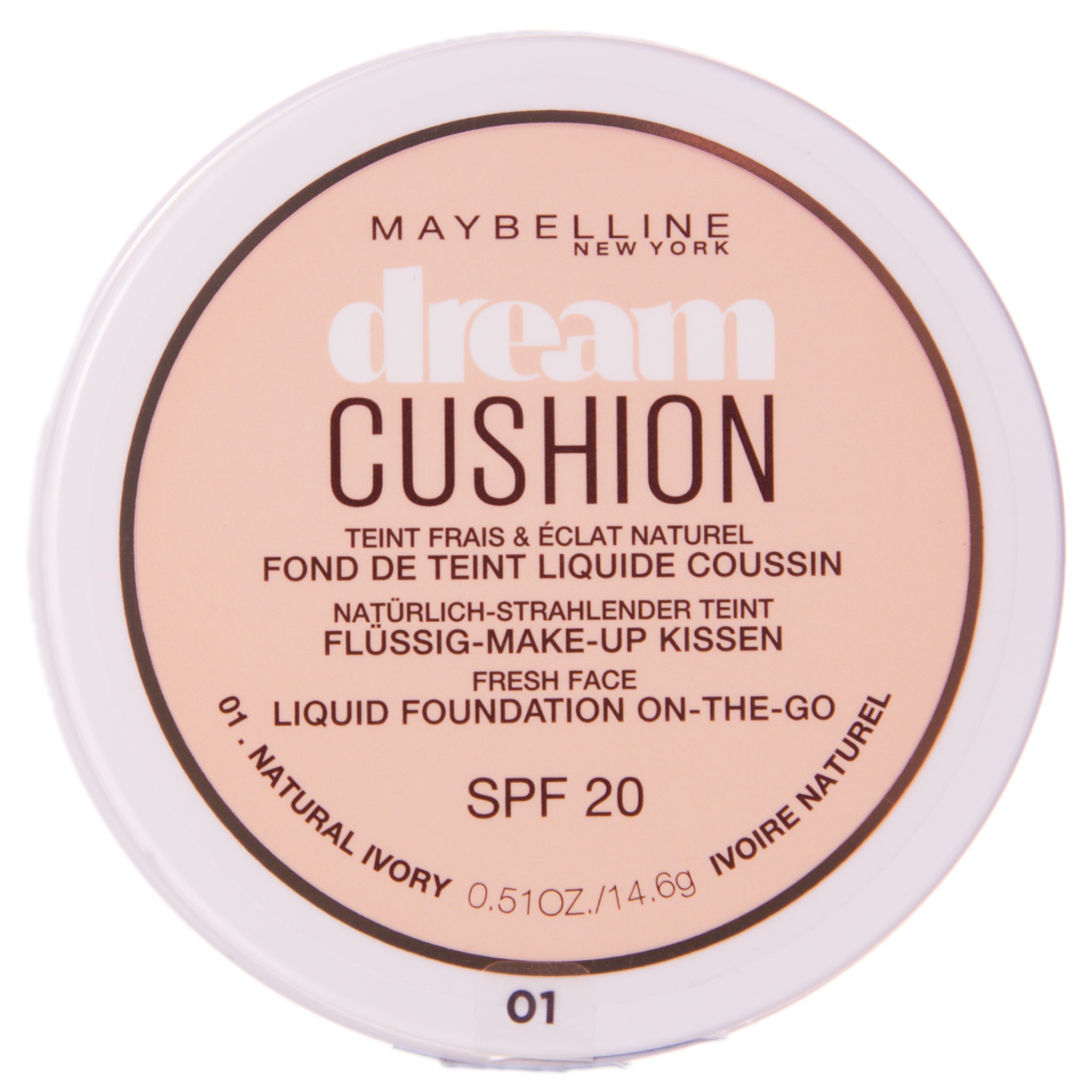 Maybelline Dream Cushion Liquid Foundation Natural Ivory