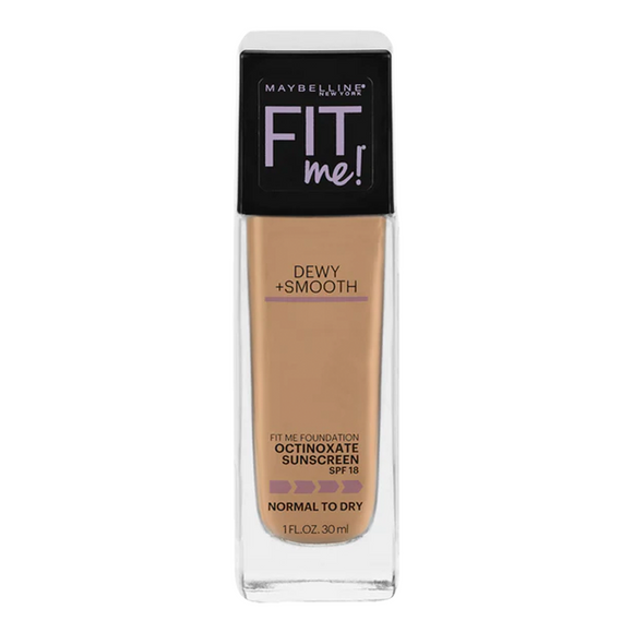 Maybelline Fit Me Smooth & Dewy Liquid Foundation - 225 Medium Buff