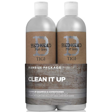 Tigi Twin Pack Shampoo + Conditioner Bed Head Clean It Up - 2 x 750ml
