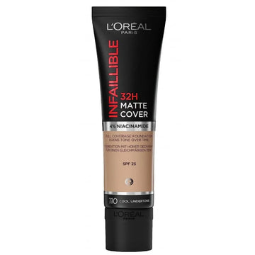 L'Oreal Infaillible 32H Matte Cover Foundation - 110 Cool Undertone