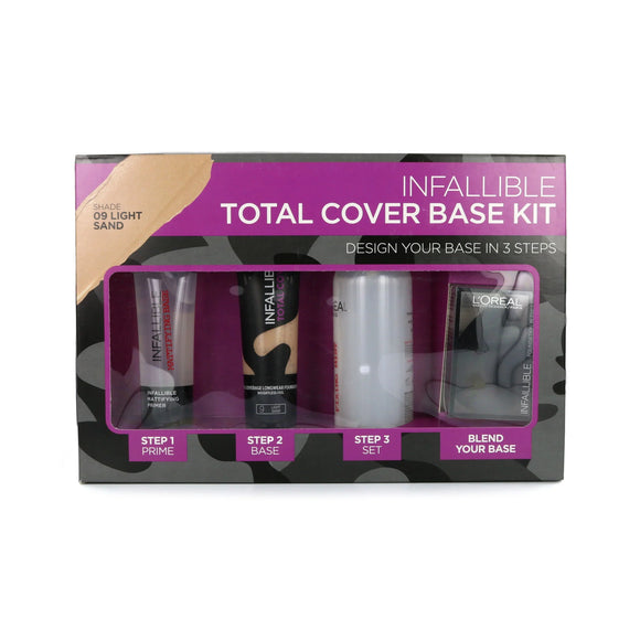 L'Oreal Total Cover Base Kit - 10 Porcelain