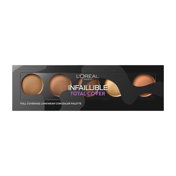 [B-GRADE] L'Oreal Paris Infallible Total Cover Concealer Palette - 02 Dark