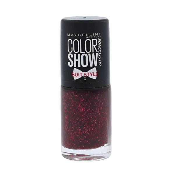 Maybelline Color Show Suit Style Nail Polish - 444 Red Reaction