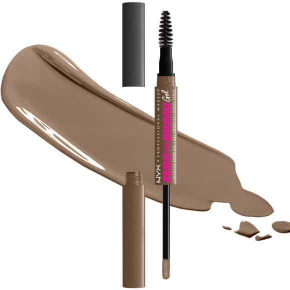 NYX Zero To Brow Longwear Waterproof  Eyebrow Gel  - 02 Ash Blonde