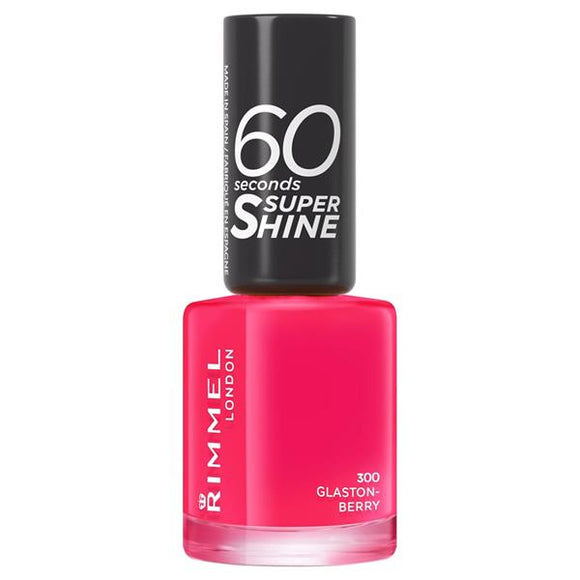 Rimmel 60 Seconds Super Shine Nail Polish - 300 Glaston - Berry