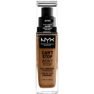 NYX Can't Stop Won't Stop Full Coverage Foundation - 16.5 Nutmeg