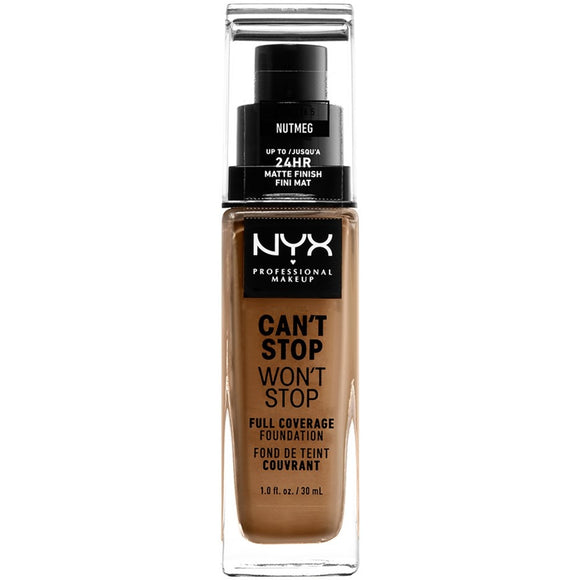 NYX Can't Stop Won't Stop Full Coverage Foundation - 16.5 Nutmeg