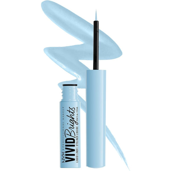 NYX Vivid Brights Matte Liquid Eyeliner - 06 Blue Thang