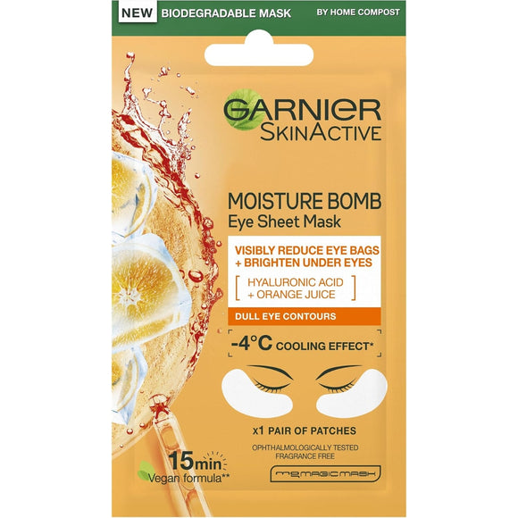 Garnier Eye Sheet Mask 6g - Orange