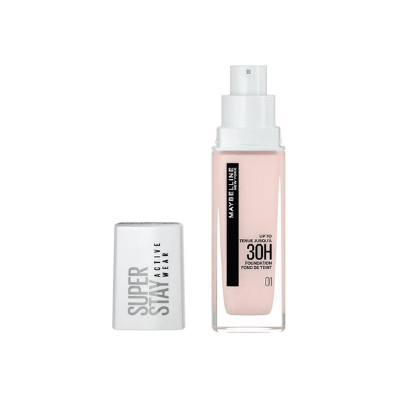 Maybelline Super Stay Active Wear Up to 30H Foundation - 01 Alabaster Porcelaine